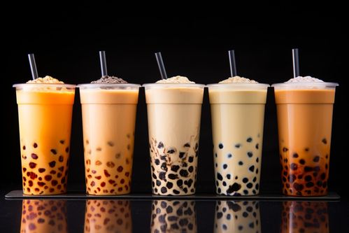 口感獨(dú)特的珍珠奶茶飲品攝影圖片 創(chuàng)意海報(bào)